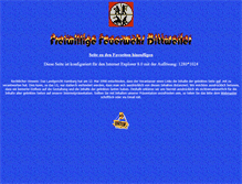Tablet Screenshot of ffw-dittweiler.de